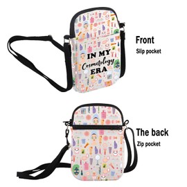 G2TUP Cosmetologist Gift In My Cosmetology Era Makeup Bag Cosmetology Lover Cosmetic Bag Makeup Artist Gift (Cosmetology Era S)