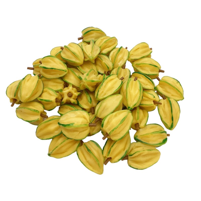 AIICraft 15 Big Yellow Star Fruit Averrhoa Garden Display Minimal