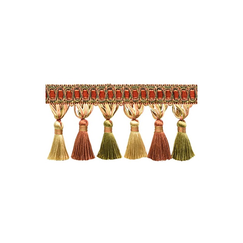 10cm (4") Long Noblesse Collection Elegant Tassel Fringe Trim (Style#