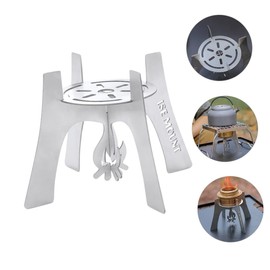 BESPORTBLE Camping Accessories Stainless Steel Stove Rack Portable Stove Holder Bracket Easy Install