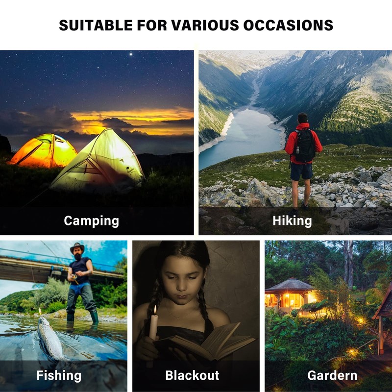 Outdoors USB LED Lamp Warm/White/Warm White Light Adjustable Brightness Hook