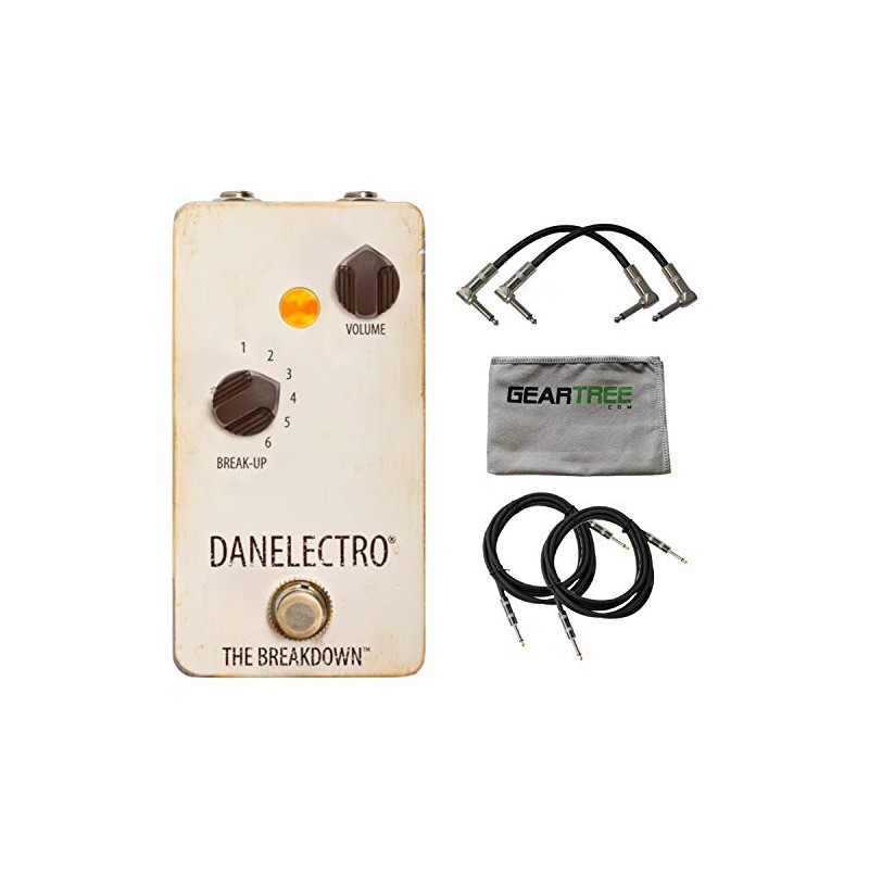 Danelectro The Breakdown Pedal w/polish cloth and 4 cables