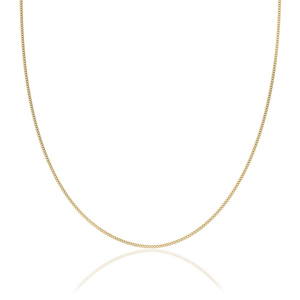 2mm 18K gold plated on solid sterling silver 925 Italian