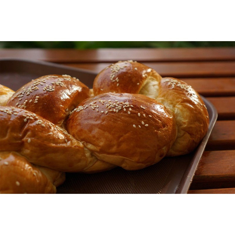 Kosher Cook - Molde trenzado de silicona para challah -
