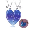 2PCS Collane Notte Stellata Magnetiche Uniche BFF, Collane a Catena