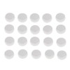 20 Pcs White Rattle Box Noise Maker Insert Squeaker Plastic