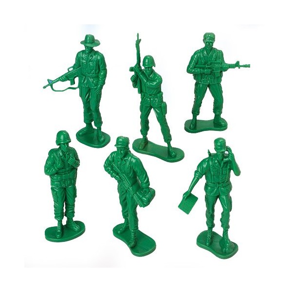 US Toy Company 7958 Large Soldiers,(1 Dozen)