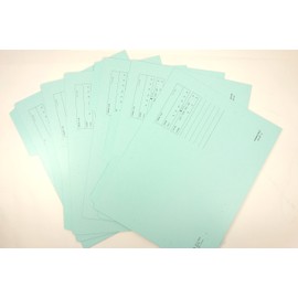 コクヨ 個別フォルダー A4 1/3カット 6冊パック 青 A4-3FS-B