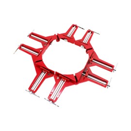 HFS(R) Corner Clamps Set of 4 90° Right Angle Woodworking Welding Clamp Right Angle Ruler DIY Tool Clamp Rivet Fixing Nailing Glue Crimping Cutting