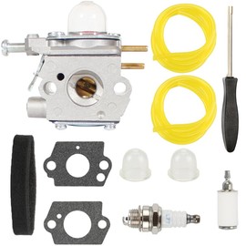TB22 TB252S Carburetor for Troy-Bilt TB22EC TB32EC TB225 TB25CB TB227XP TB272BC TB80EC TB42BC TB21EC TB25S 25cc 27cc String Trimmer Weed Eater