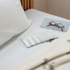 Clippan Wheat Hot and Cold Eye Pillow Lavender Stripes Grey