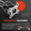 A-Premium Front Complete Drive Shaft Prop Shaft Driveshaft Assembly Compatible