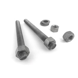 Moxon Vise Hardware Kit with 2 each 8 Inch x 3/4-10 Threaded Rods, 2 each 4-1/2 Inch Cast Knobs and 4 each 3/4 inch Nuts and Washers