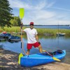 IHLOOTD Kayak Paddle Lead Orange Canoe Paddle Lead Paddles Safety