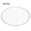 sourcing map 10pcs Round BBQ Grill Net 11.6" Dia Galvanized