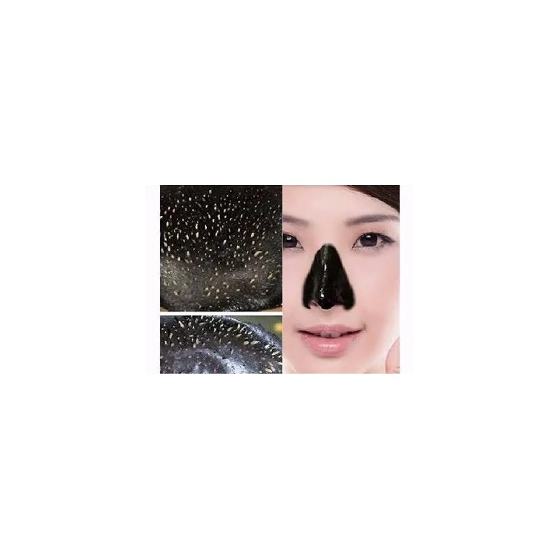 Mascarilla Negra Carbón Puntos Negros