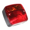 Old-Harvest 2x Trailer Rear Light Chamber Light with License Plate