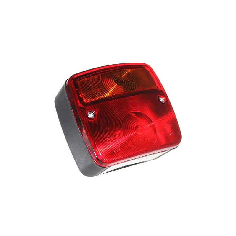 Old-Harvest 2x Trailer Rear Light Chamber Light with License Plate