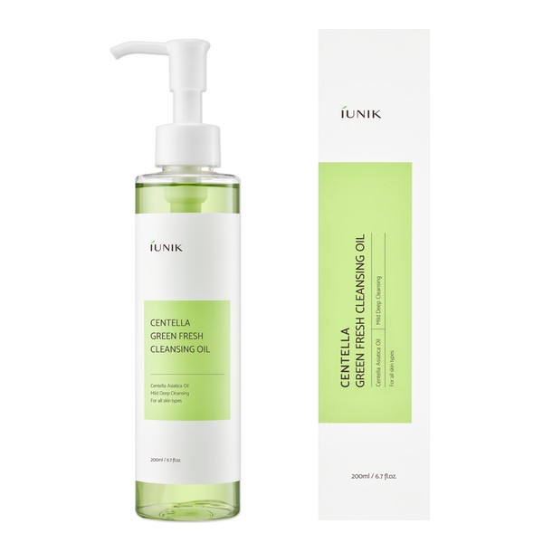 iUNIK Centella Green Fresh Cleansing Oil 200ml - iUNIK Centella