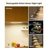 Rihvy Under Cabinet Lighting 4 Inches Rechargeable Motion Sensor Light