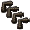 John Guest 12mm Equal Elbow Push Fit Pipe Water Fitting