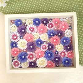 3D Flowers Metal Die Cuts, Cornflower Flowers Metal Cutting Dies Cut Stencils Card Paper Craft DIY Template Metal Cutting Dies Album Embossing Paper Dies for Card Making Scrapbooking