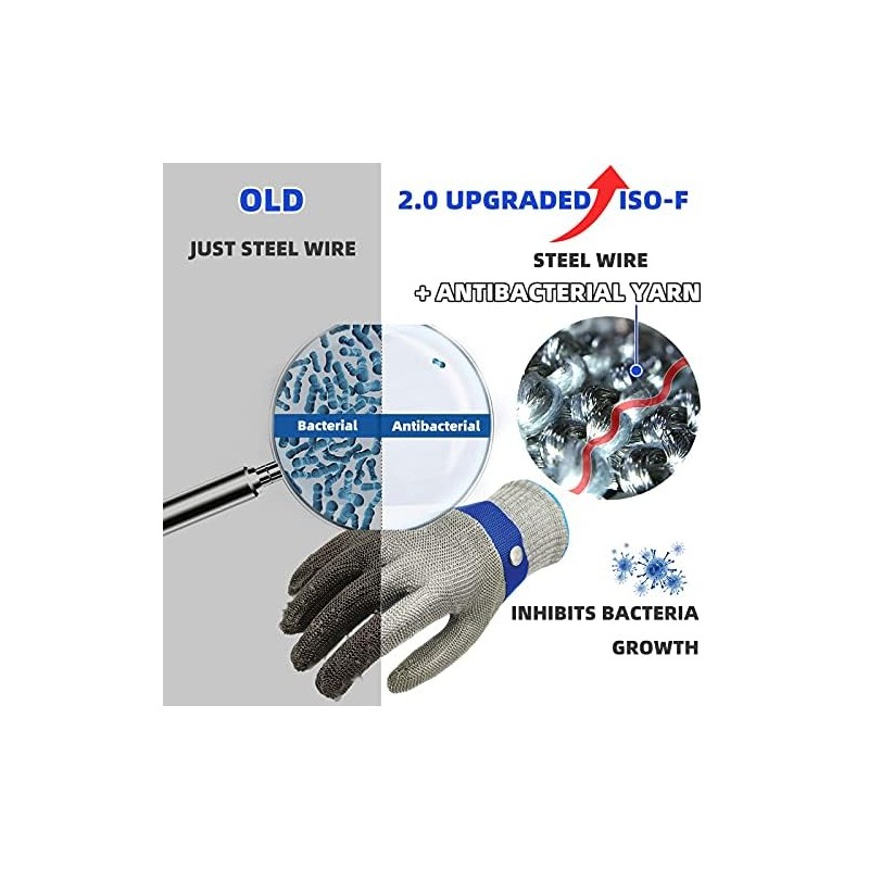Schwer Cut Protection Gloves, Class 9 Cut Resistant, Chain Glove,