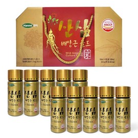 한미 산삼배양근골드 100ml 6통 선물세트 홍삼 산삼 Hanmi Red Ginseng Cultured Ginseng Root Gold 100ml Gift Set - 6 Bottles
