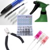 jycompre 313PCS Small Springs,24 Different Sizes Compression Springs Assortment Kit,