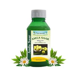 Planet Ayurveda Gooseberry Juice | Organic & Pure Amla Fruit Juice | No Sugar Added | Natural Source of Vitamin C for Hair, Eye, Teeth & Nails (500 ML)