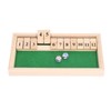 Shut The Box Game 12 Numbers Flip Tiles Dice Board