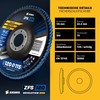 Abrasive Flap Disc Zircon Slanted K120 115 mm