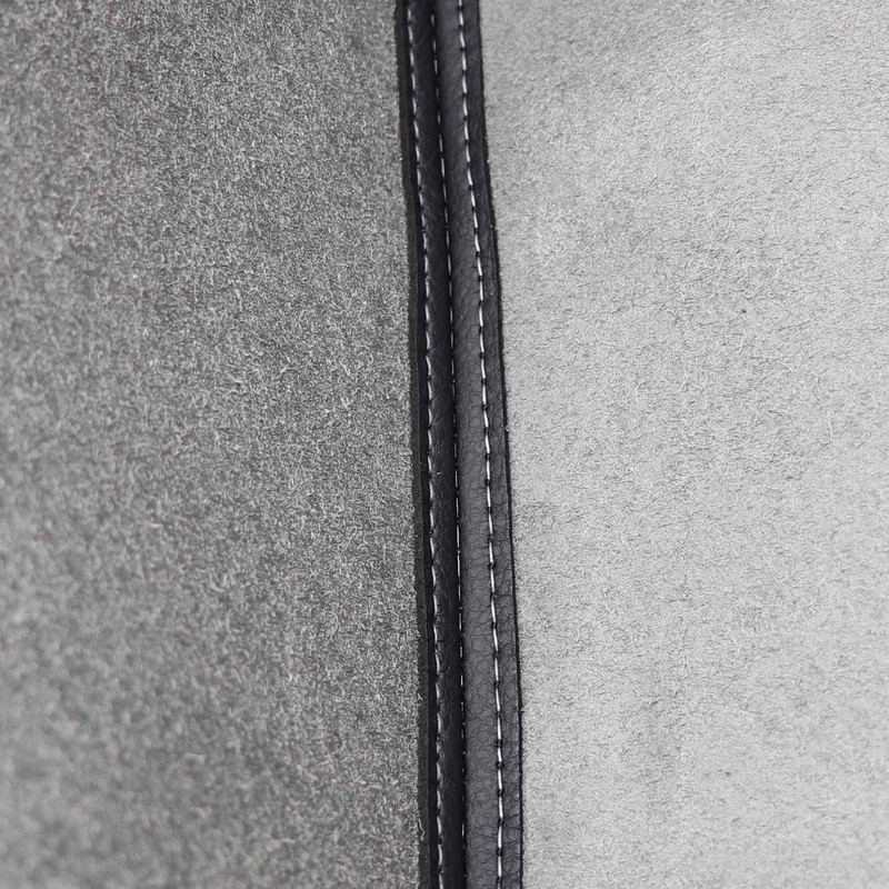 Priprilod Black Leather Armrest Center Console Lid Cover Compatible with