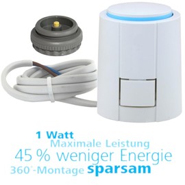Thermal Actuator for Underfloor Heating, 230 V NC Thermal Drive, for Rotex Heating Circuit Distributor