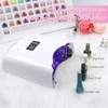 BOMOQING Professional UV LED Nail Lamp, Cordless Rechargeable UV Light