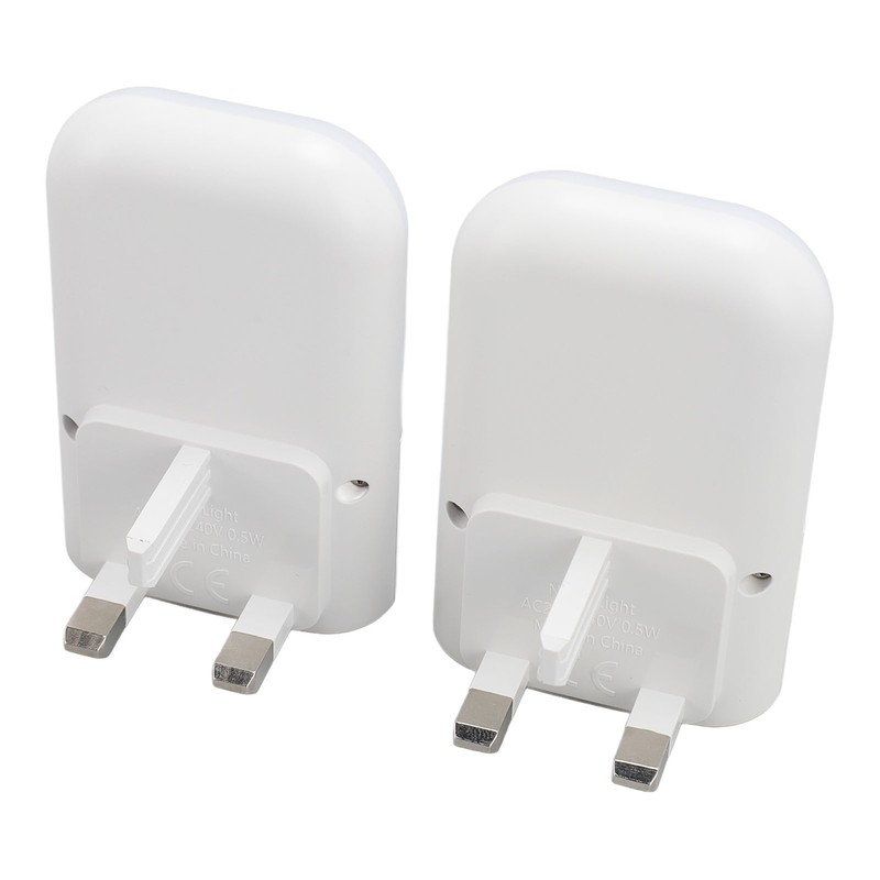 2pcs LED Night Light 3 Brightness Adjustable Soft White 2700K