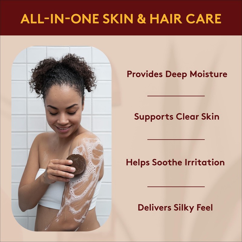 Okay African Black Soap from Ghana with Shea Butter, 6