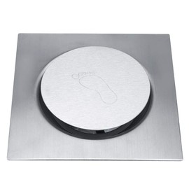 Stainless Steel Pedal Bounce Type Floor Drain Shower Grate Drain for Kitchen Bathroom Washroom Garage Basement Toilet (#3)