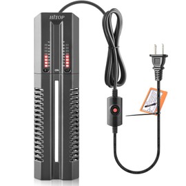 HITOP 400W 600W Submersible Aquarium Heater, Fish Tank Heater with External Controller and Cover, Large Heater for Seawater/Fresh Water Aquarium