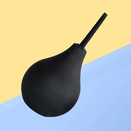 SUPVOX 224ml ear syringe bulb ear suction sucker squeeze ball Size L (Black)