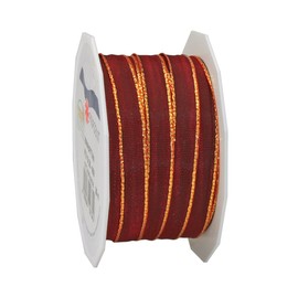 Morex Ribbon Manhattan Ribbon, 3/8 by 27-Yard, Burgundy, (47210/25-609)