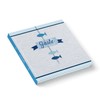 Logbuch-Verlag Guest Book Communion with Fish Blue White Turquoise Christening