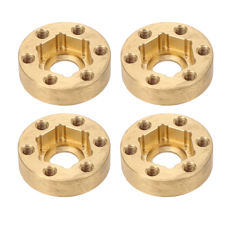 4PCS RC Wheel Hex Hub Adapter 1.9 2.2in Rustproof Widen