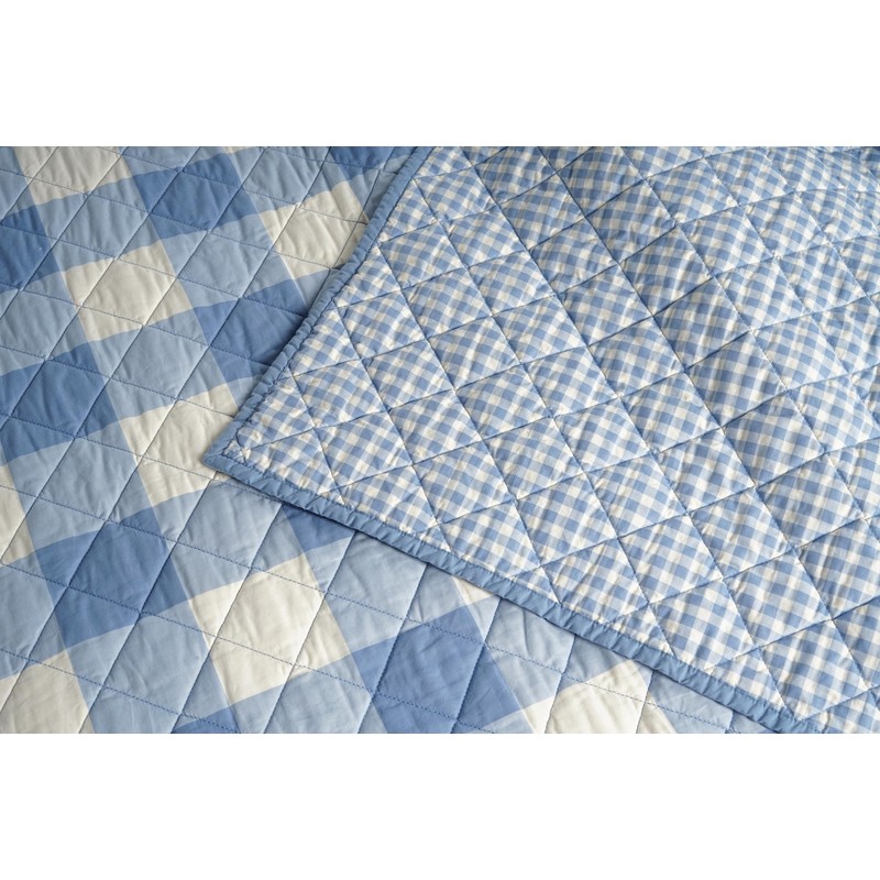 IZOD - Cotton Percale Quilt Set, 3-Piece Wrinkle Resistant Bedding,