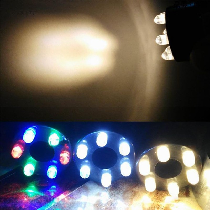 SUIOPPYUW RGB Waterproof Connector Light Underwater Lighting Feature Garden Underwater