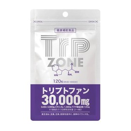 트립토판 보조식품 1봉지 고배합 30 000mg 120알 3060일분 의사 감수 GABA 비타민B6 라후마 허브 필수아미노산 건강보조식품 Trp ZONE 세로토닌 GMP 국내 공장 Tryptophan Supplement 1 Package High Concentration 30,000mg 120 Capsules 30-60 Days Supply Doctor Approved GABA Vitamin B6 Laphuma Herb Essential Amino A