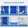 Box Repair Rod Holder, Pack of 10 Junction Box Screw,