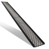 Waterlock DIY 5”Leaf Protection|Sample|Stainless Steel mesh|Black Aluminum Gutter Covers|Contractor Grade|Gutter