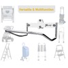 JBscoop Ladder Hanger for Garage Wall, Ladder Storage Strollers and