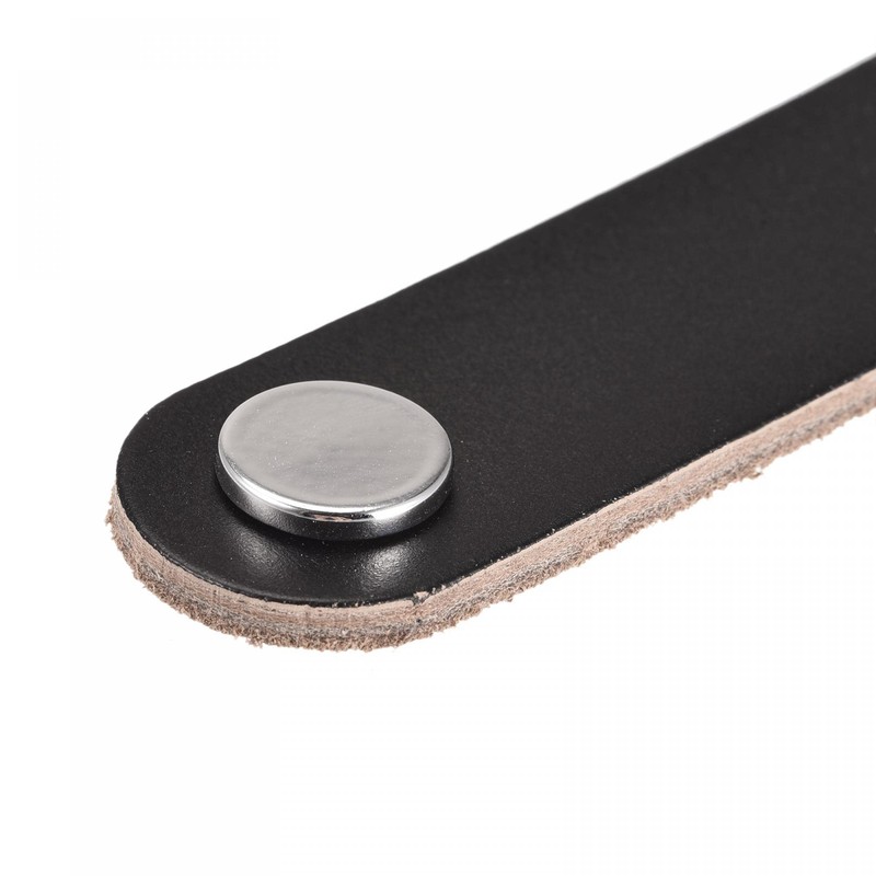 sourcing map Leather Drawer Pulls, 2.56" 2Pcs Surface Leather Furniture